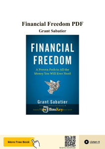 Financial Freedom PDF Summary by Grant Sabatier