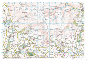 Ordnance Survey Topographic Map: Calder Fell & Bleasdale Moors