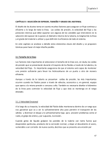 Dise&ntilde;o de ductos: selecci&oacute;n de espesor, tama&ntilde;o y grado del material