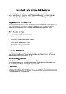 Introduction to Embedded Systems
