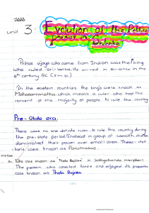 Evolution of Political Power in Sri Lanka: Study Notes