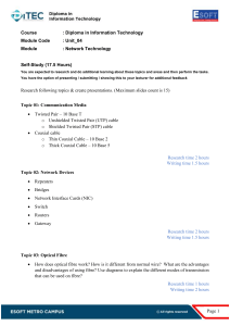 IT Diploma: Network Technology Module