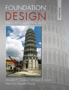 Foundation Design: Principles and Practices Textbook