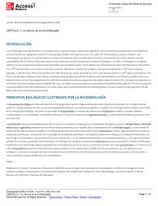 Cap&iacute;tulo 1: La ciencia de la microbiolog&iacute;a - Microbiolog&iacute;a M&eacute;dica 28e
