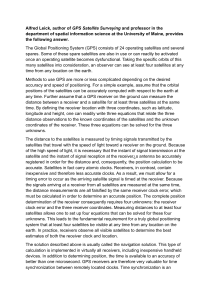 Understanding GPS: How Satellites Determine Your Position