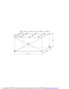 3D Geometric Diagram with Labeled Points and Measurements