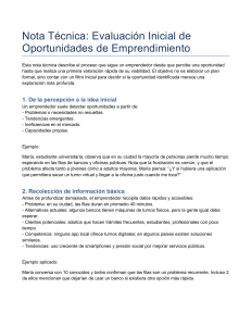 Evaluaci&oacute;n Inicial de Oportunidades de Emprendimiento: Gu&iacute;a T&eacute;cnica