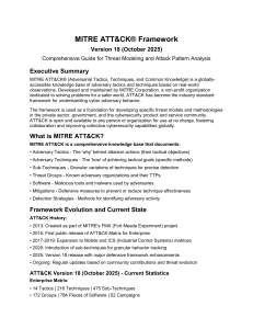 MITRE ATT&CK Framework v18 Guide: Threat Modeling & Attack Analysis