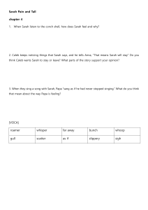 Sarah Plain and Tall Chapter 4 Questions