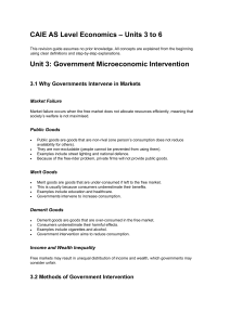 CAIE AS Level Economics Revision Guide Units 3-6