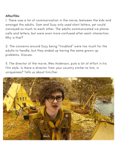 After Film Discussion Questions for Moonrise Kingdom