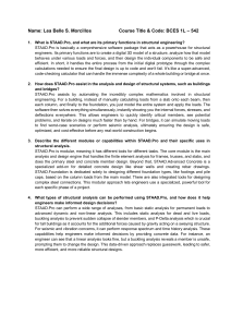 STAAD.Pro Structural Engineering Q&A