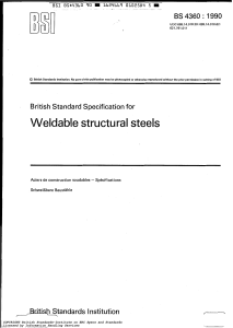BS 4360:1990 Weldable Structural Steels Standard