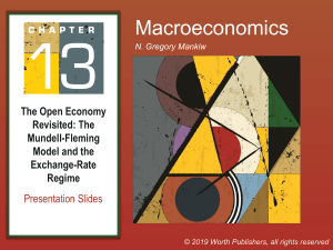 Macroeconomics: Mundell-Fleming Model & Exchange Rates