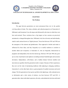 Generational Gaps in Baao Customs: A Cultural Study