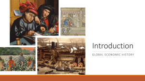 Global Economic History Introduction