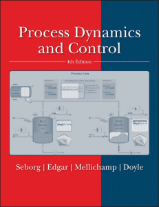 Process Dynamics and Control 4th Edition Textbook