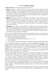 Conducta Humana en Derecho Penal