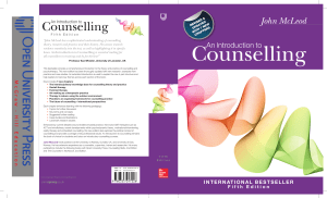 An Introduction to Counselling (5th Ed) by John McLeod