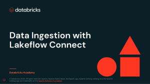 Data Ingestion with Lakeflow Connect Course
