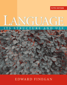 Language: Its Structure and Use - Linguistics Textbook