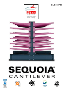 Cantilever Sequoia Assembly & Maintenance Manual