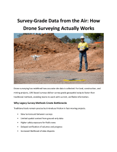 How Drone Surveying Actually Works