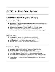 CHY4C1-01 Final Exam Review