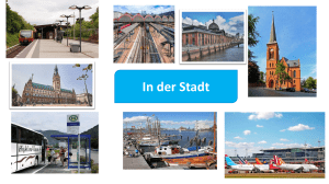 In der Stadt: Deutsche Vokabeln f&uuml;r St&auml;dte und Verkehrsmittel