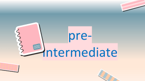 Pre-Intermediate English Riddles Worksheet