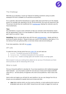 Starling Bank Round-Up Feature Development Challenge