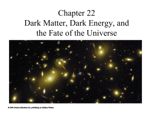 Dark Matter, Dark Energy, and Universe Fate - Chapter 22