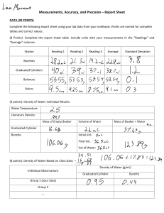 Activity - Taking Measurements