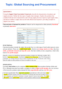 Global Sourcing and Procurement Study Guide