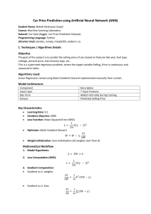 Car Price Prediction with ANN: Linear Regression Lab Report