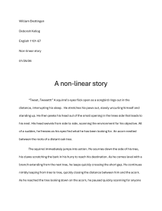Non-linear Story: Squirrel's Acorn Adventure