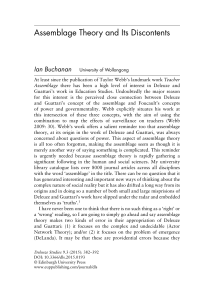 Assemblage Theory and Its Discontents: A Critical Analysis