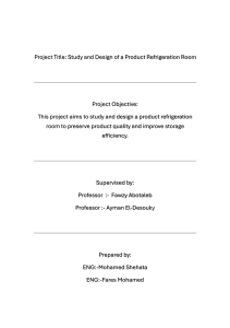 Projekt Pomieszczenia Chłodniczego: Przechowywanie Warzyw