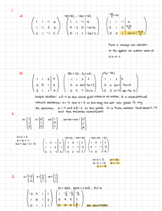 Linear Systems of Equations Worksheet