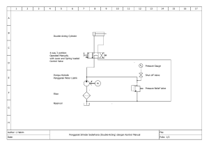 Double-Acting Cylinder Hydraulic Circuit Diagram