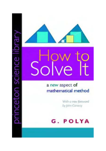 How to Solve It: Mathematical Problem-Solving Guide