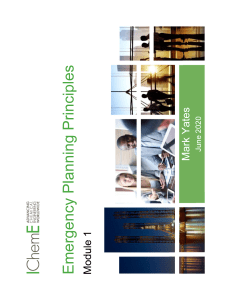 Emergency Planning Principles Module 1