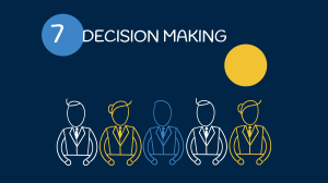 Decision Making: Individual & Organizational Processes
