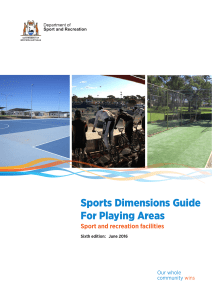 Sports Dimensions Guide for Playing Areas