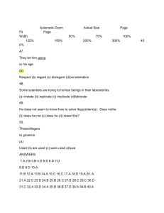 English Grammar & Nigerian Current Affairs Exam