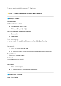 Gu&iacute;a de estudio de procesamiento de im&aacute;genes para examen: filtros, convoluci&oacute;n y m&aacute;s