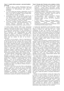 Matriz El&eacute;trica Brasileira e Energia Solar