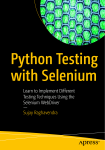 Selenium Testing in Python Presentation