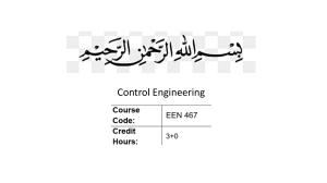 Control Engineering Course Material: Systems & History