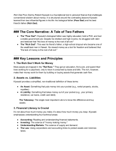 Rich Dad Poor Dad Summary: Key Lessons